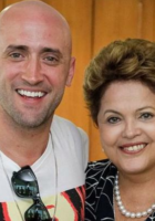 Paulo Gustavo e Dilma Rousseff