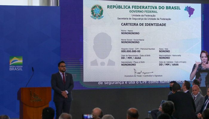 RG único-RG Geral-Novo RG-Brasil-Documento RG