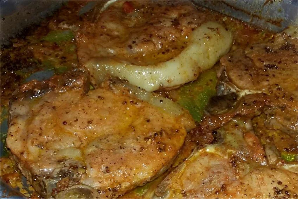Bisteca De Porco No Forno