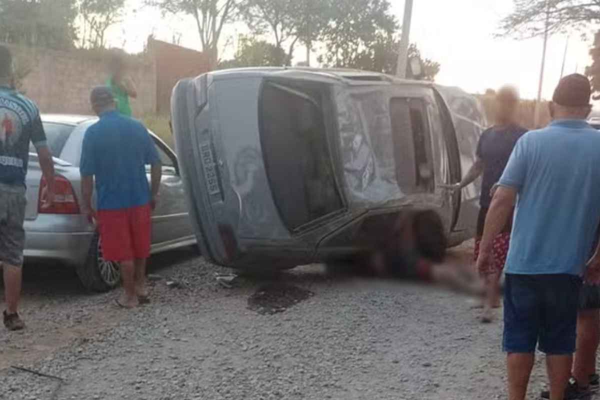 Homem Morre Esmagado Por Carro Após Capotamento Em Sorocaba