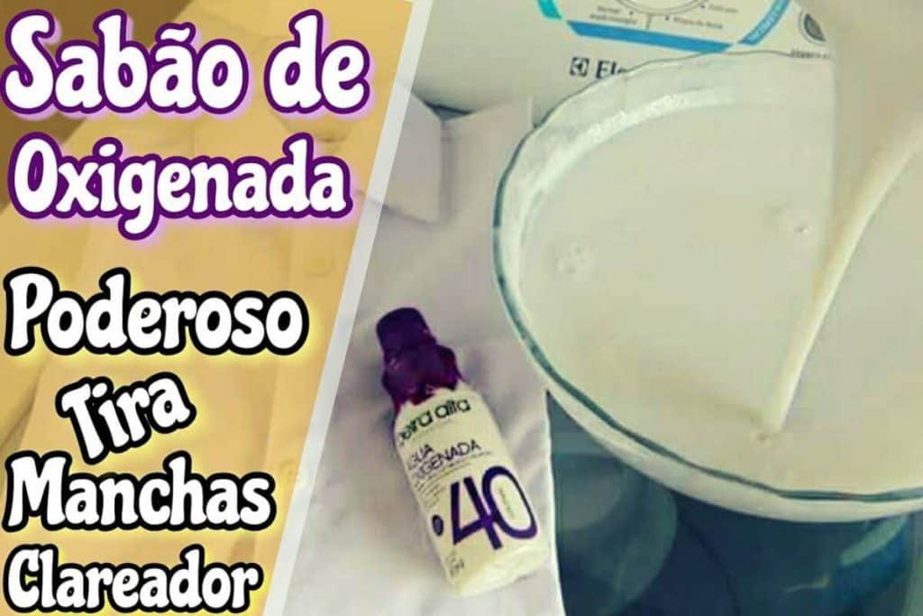 Sabão De Água Oxigenada