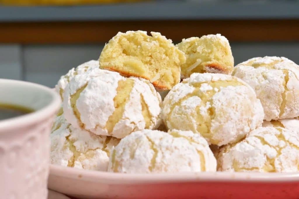 Biscoito De Limão Com Coco