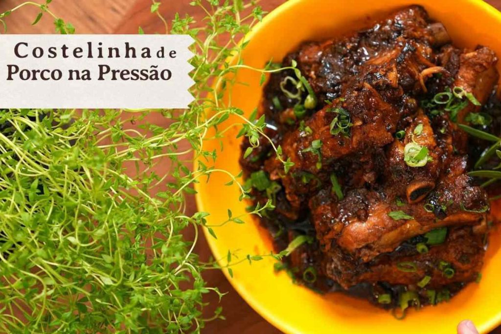 Costelinha De Porco Na Panela De Pressão