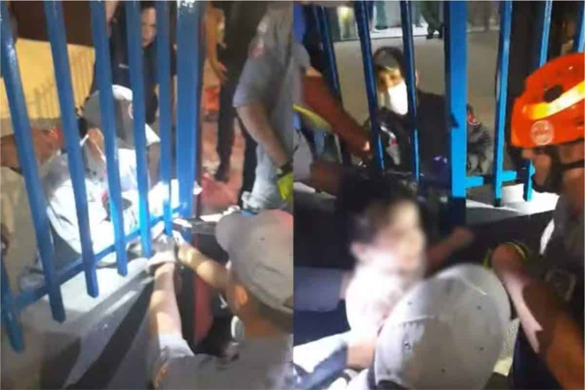 Bombeiros Se Mobilizam Para Salvar Criança De 2 Anos Que Prendeu Cabeça Em Portão De Uph Em Sorocaba