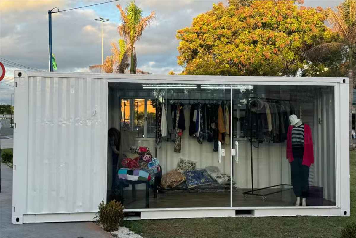 Contêiner No Centro De Sorocaba Vira Ponto De Arrecadação De Roupas E Cobertores Na Campanha De Inverno 2024