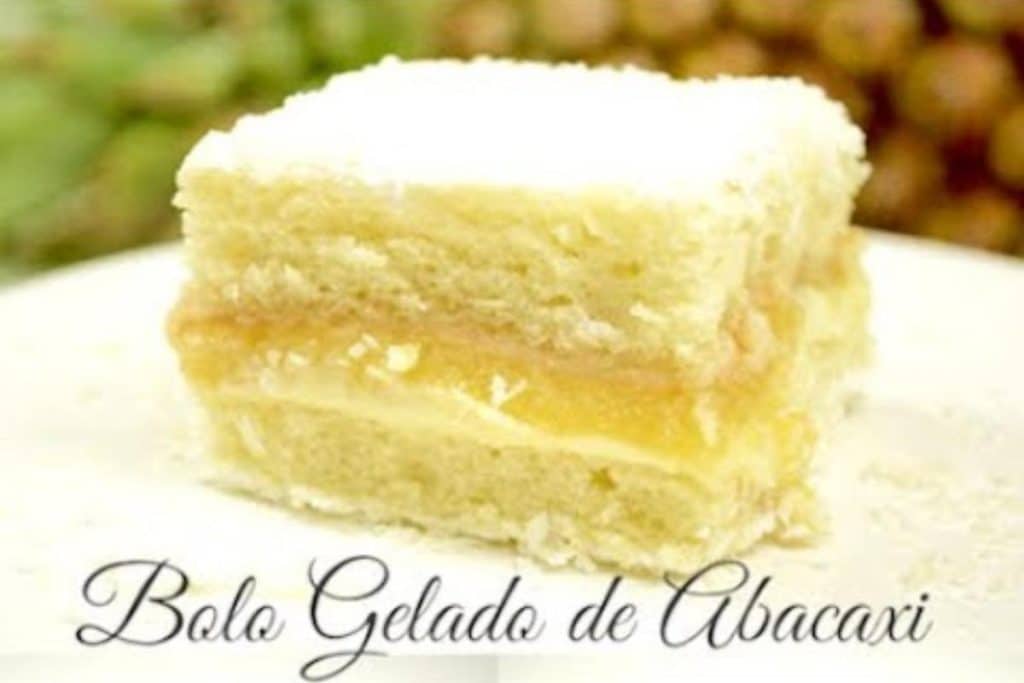 Bolo Gelado De Abacaxi