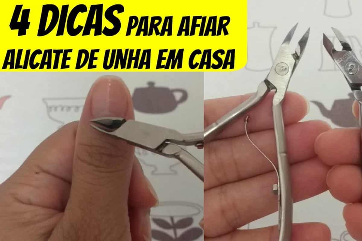 Como afiar alicate de unha na sua casa mesmo do jeito certo e que ...
