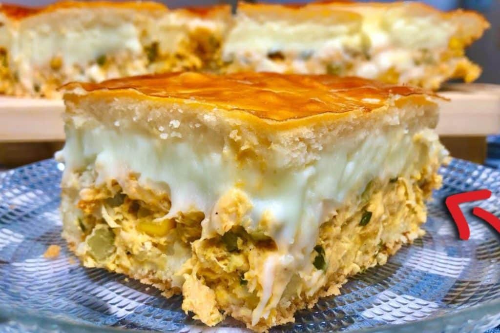 Torta De Frango Cremosa