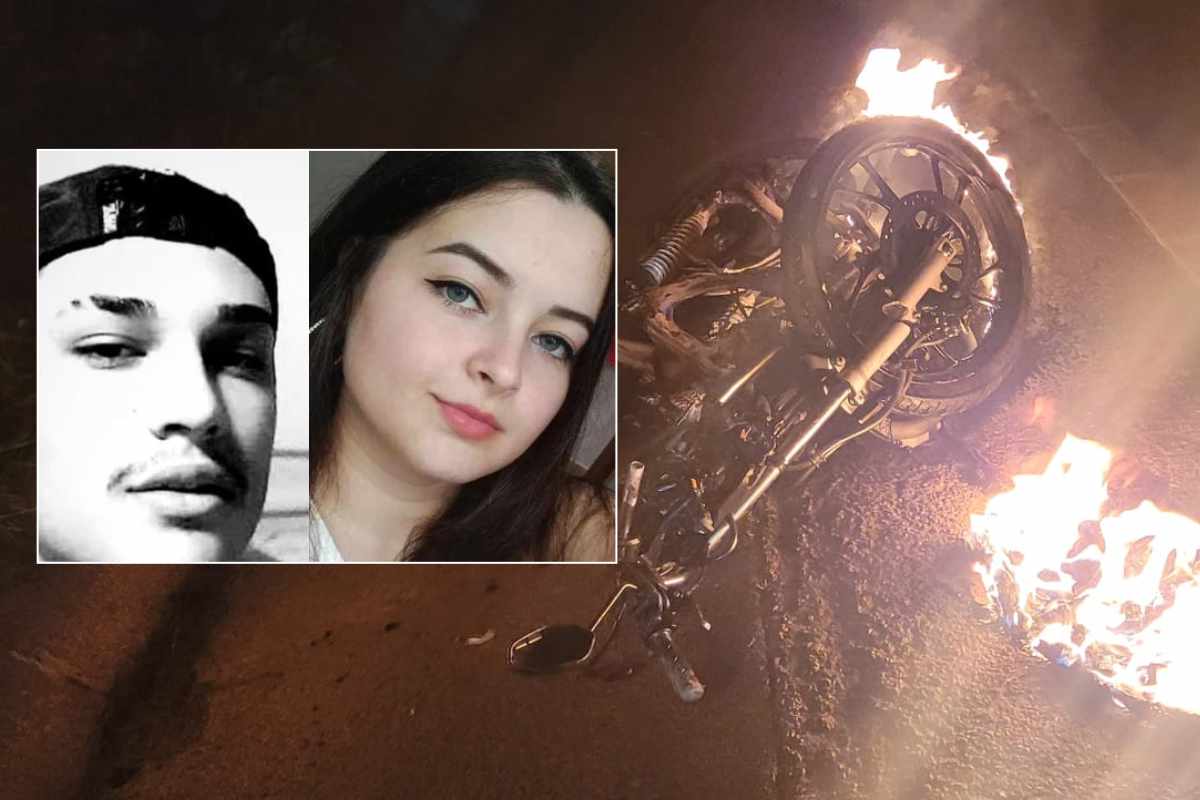 Moto De Jovem Casal Que Morreu Em Acidente Na Raposo Tavares Em São Roque Pegou Fogo Com Impacto