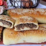 Pão Caseiro Com Carne Moída