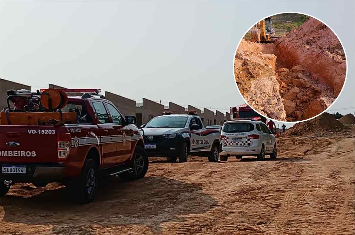 Trabalhador Soterrado Em Obra Em Mairinque Estava Escavando Fossa. Colegas De Trabalho Ajudaram No Socorro 7 Trabalhador-Soterrado-Mairinque-Obra