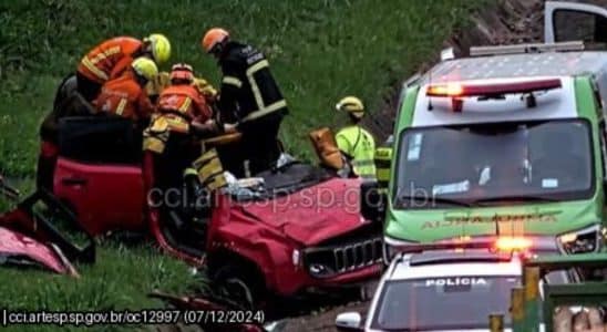 Grave Acidente Na Castelo Branco Em São Roque Deixa Vítima Em Estado Grave E Mobiliza Bombeiros