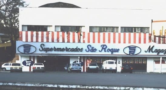 Foto Dos Anos 90 Mostra Fechada Do São Roque Supermercados Que Atualmente Fatura R$ 1 Bilhão Por Ano