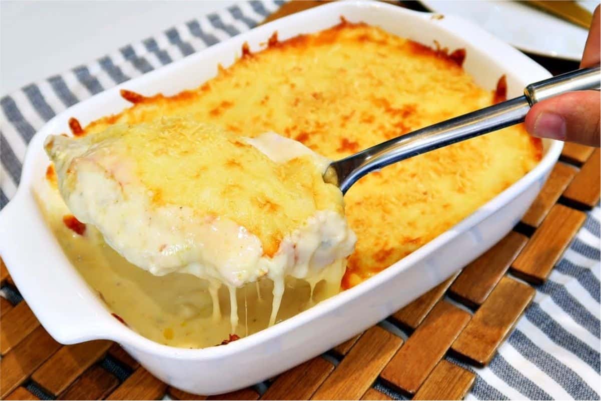 Frango Gratinado Com Creme De Leite