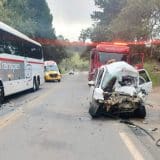 Homem Morre Em Acidente Entre Onibus Da Transpen E Carro Na Sp 250 Em Piedade