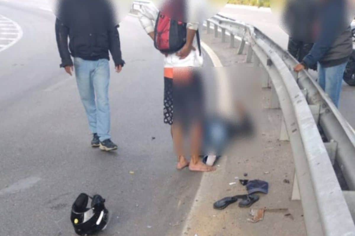 Duas Pessoas Ficam Feridos Apos Acidente Com Moto Em Rodovia De Sao Roque