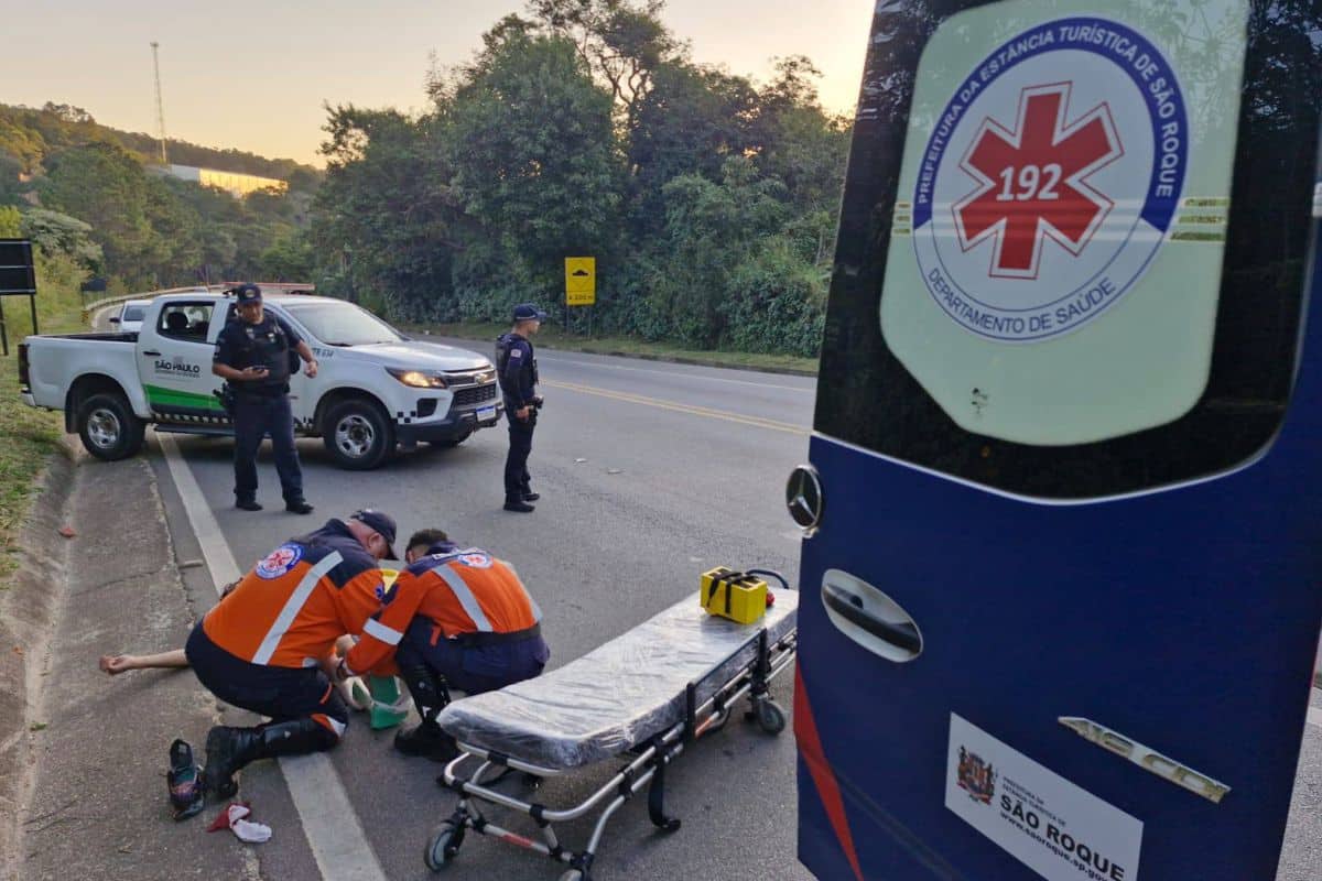 Bandido Quebra O Pe Ao Tentar Fugir Da Gcm De Sao Roque Depois De Roubar Moto