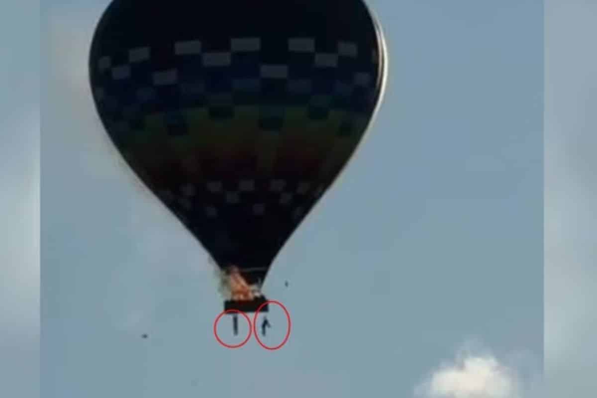 Video Mostra Momento Em Que Pessoas Se Jogam De Balao Em Santa Catarina