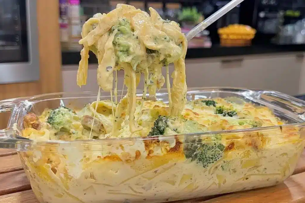 Macarrao Cremoso Com Brocolis