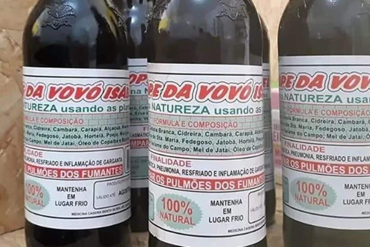 Anvisa Proibe Venda De Famoso Xarope Da Vovo Vendido Em Feiras