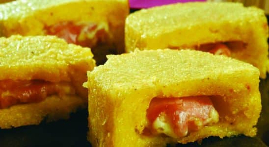 Como Fazer Polenta Recheada Lowcarb Com Queijo
