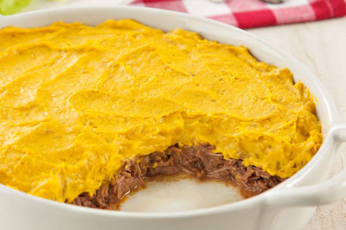 Escondidinho De Abobora Com Carne Seca