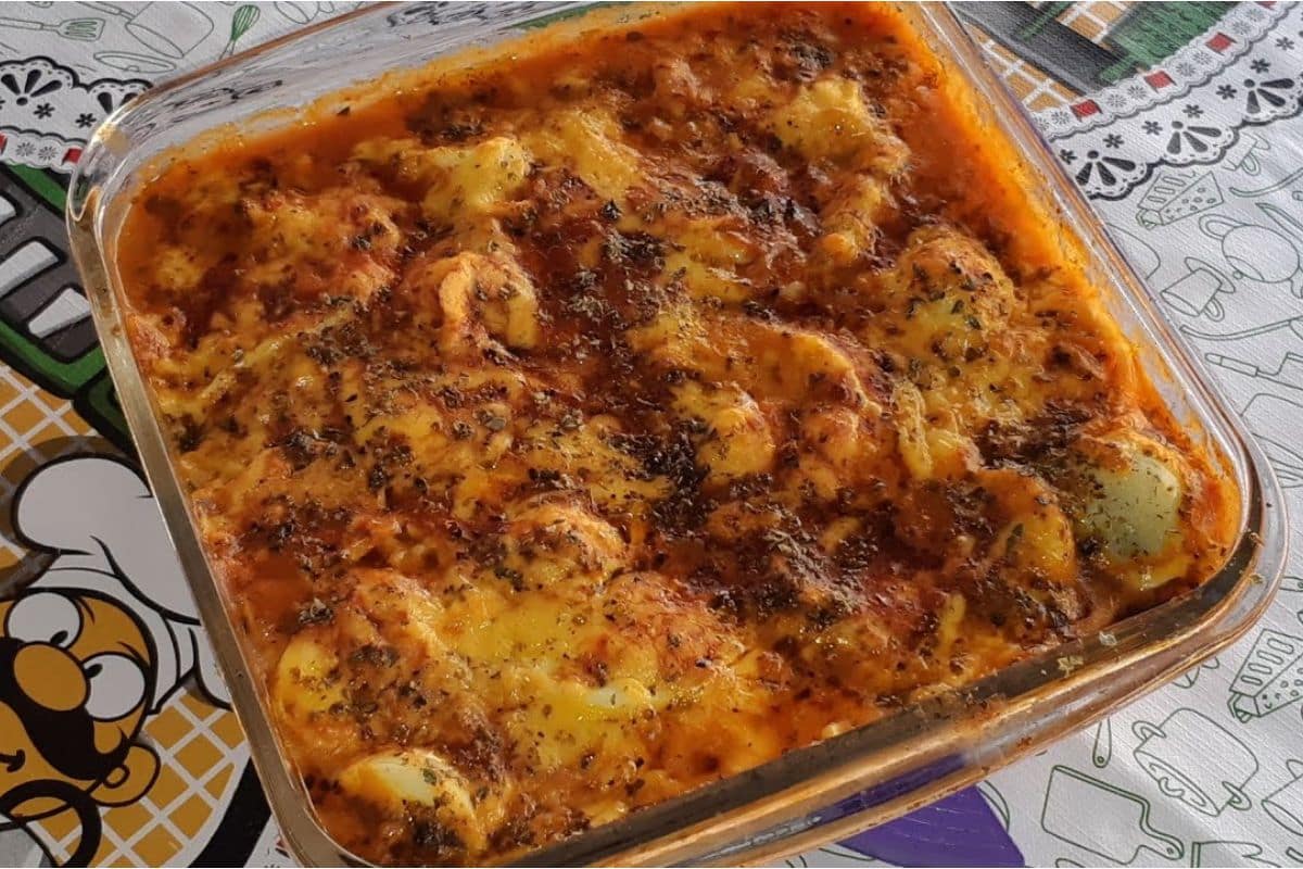 Lasanha De Ovo Com Molho Branco Lowcarb
