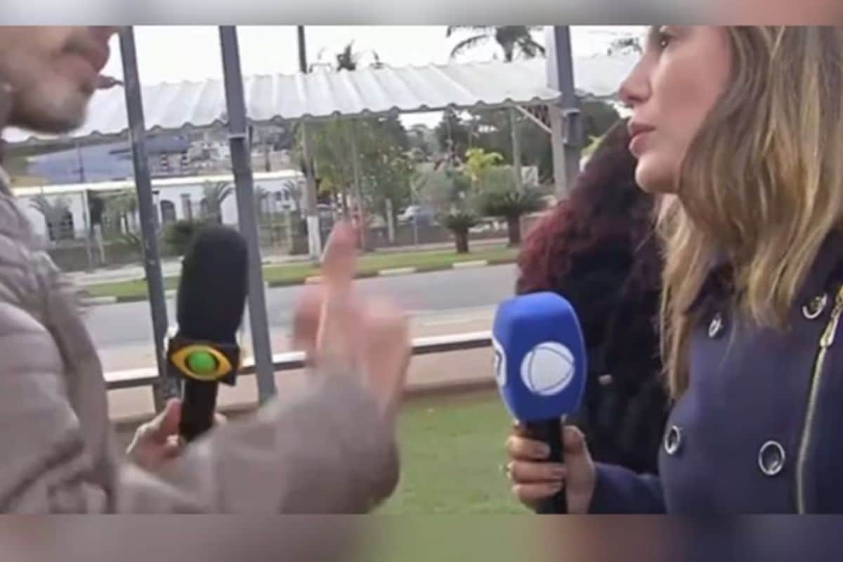 Lucas Martins E Grace Abdou Batem Boca Ao Vivo Em Gravacao Em Aluminio