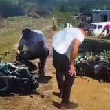 Motociclista É Arremessado Ao Bater Em Carro No Km 73 Na Bunjiro Nakao Em Ibiúna