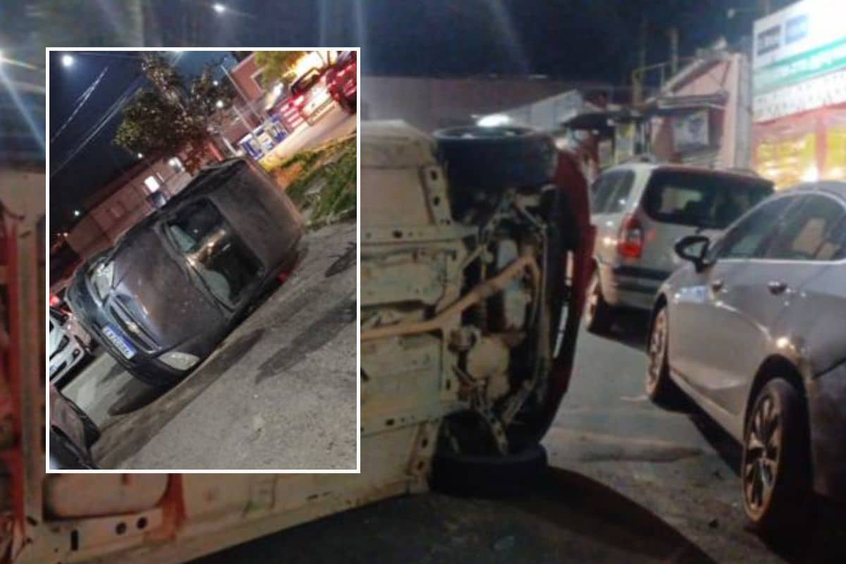 Mulher Capota Carro Em Mairinque Ao Bater Em Carro Estacionado