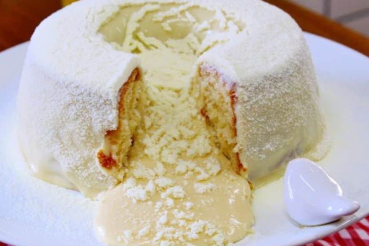 Bolo Vulcão De Leite Lowcarb