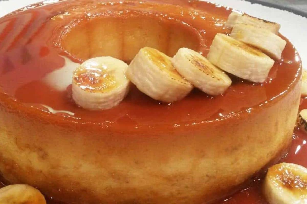 Pudim De Banana Lowcarb