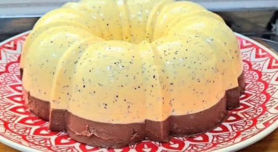 Pudim De Maracujá Com Chocolate Lowcarb