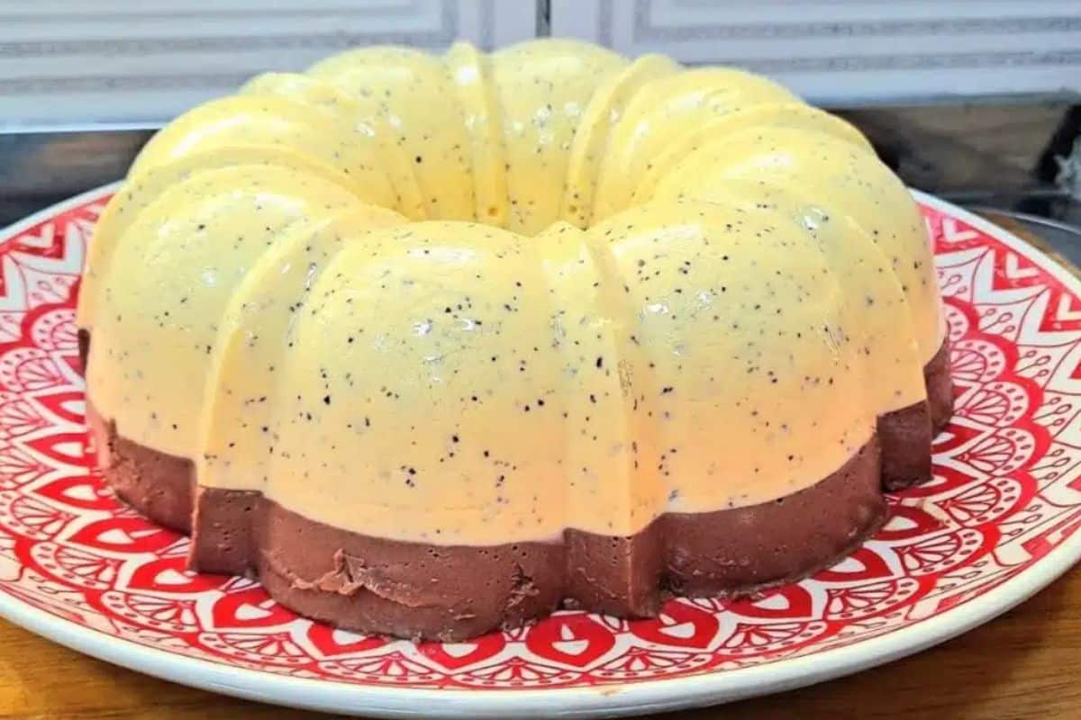 Pudim De Maracujá Com Chocolate Lowcarb