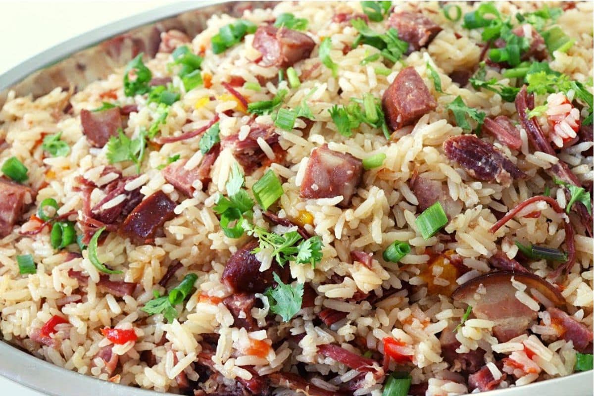 Arroz De Forno Com Carne Seca