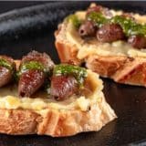 Brusqueta De Coração De Galinha