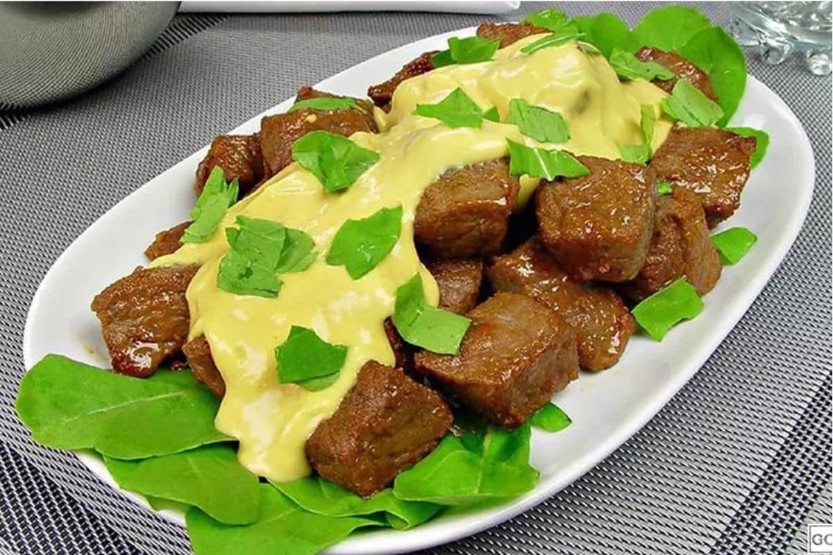 Coxão Mole Com Creme De Pera