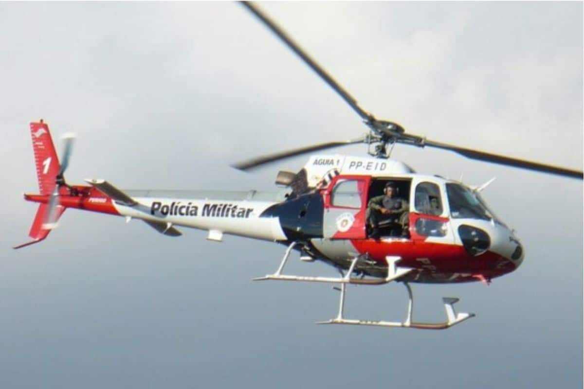 Helicoptero Aguia Pousa Em Sao Roque Para Transportar Orgaos Doados