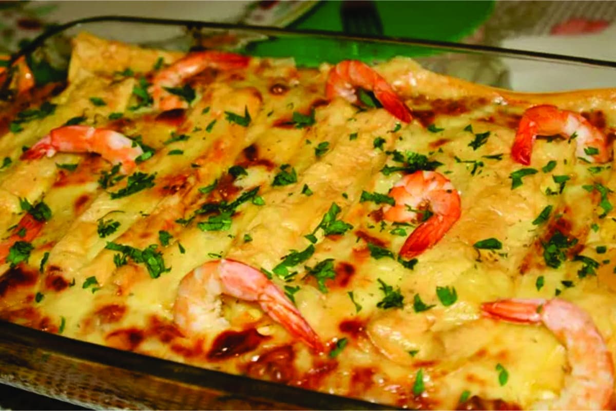 Lasanha De Camarao Lowcarb