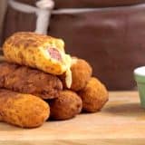 Linguica Empanada E Recheada