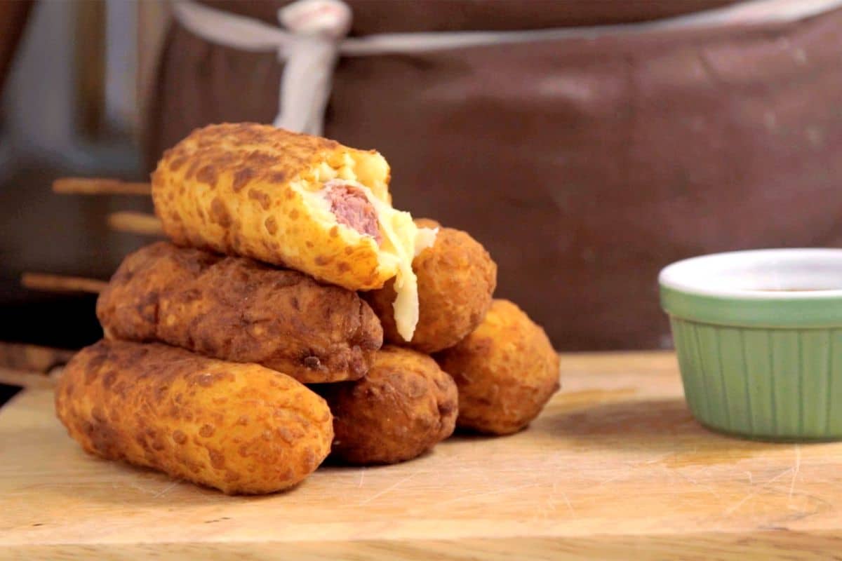 Linguica Empanada E Recheada