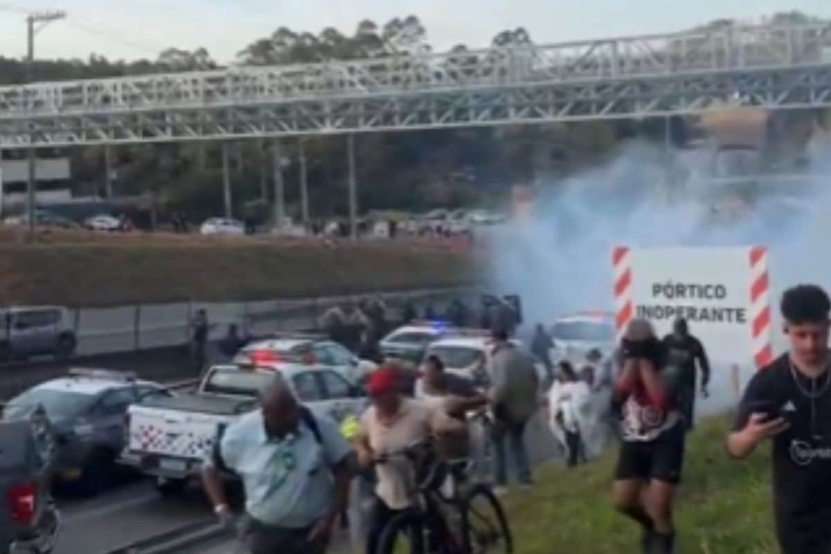 Manifesto Contra Pedagio Free Flow No Km 37 Da Raposo Tavares Termina Com Correria E Agressao