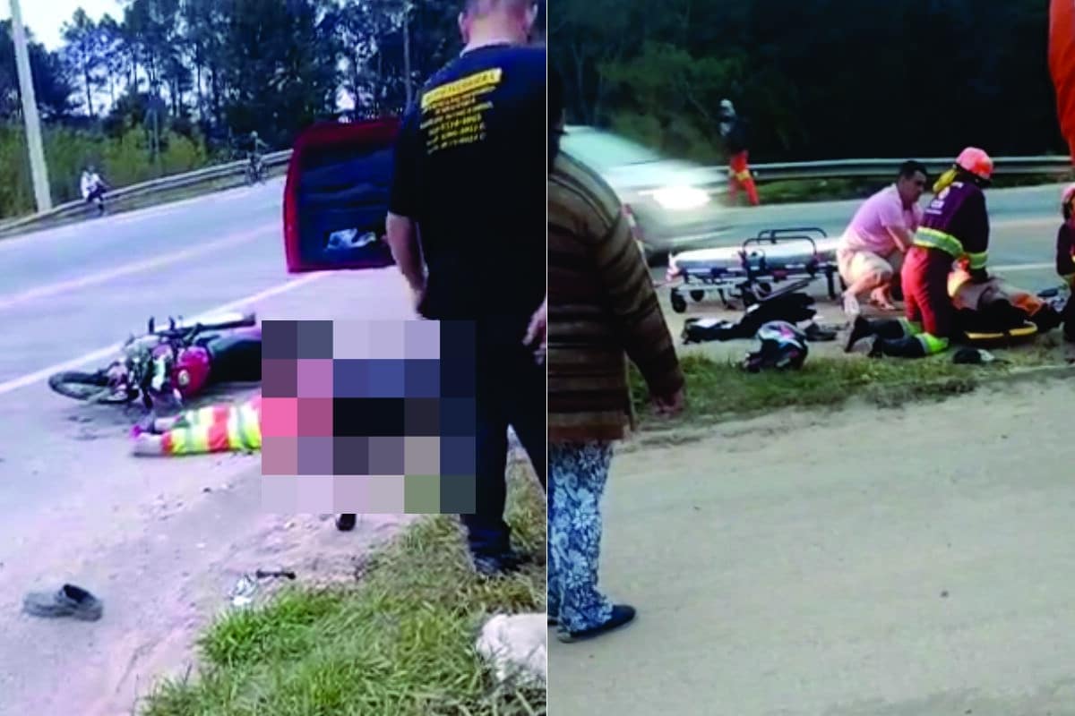 Motociclista E Regatado Em Estado Grave Em Acidente Na Raposo Tavares Em Sao Roque
