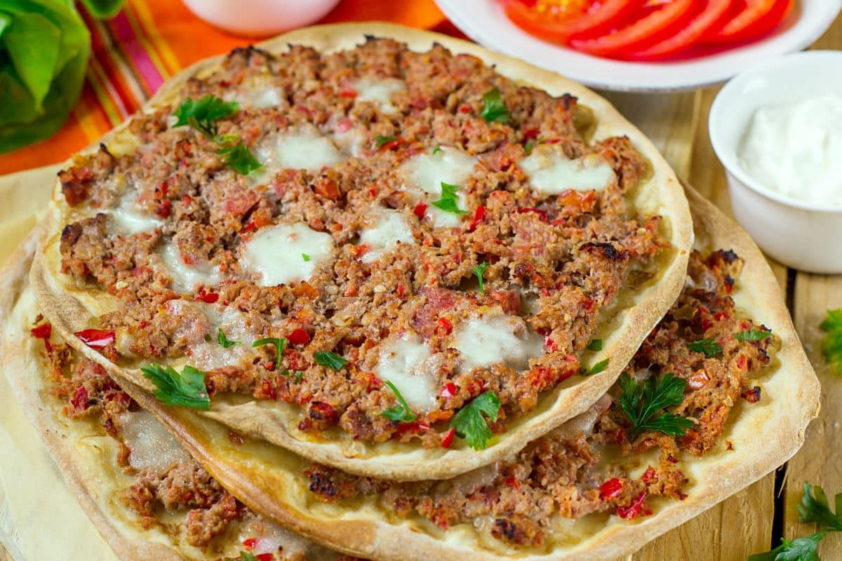 Pizza Fit No Pão Árabe