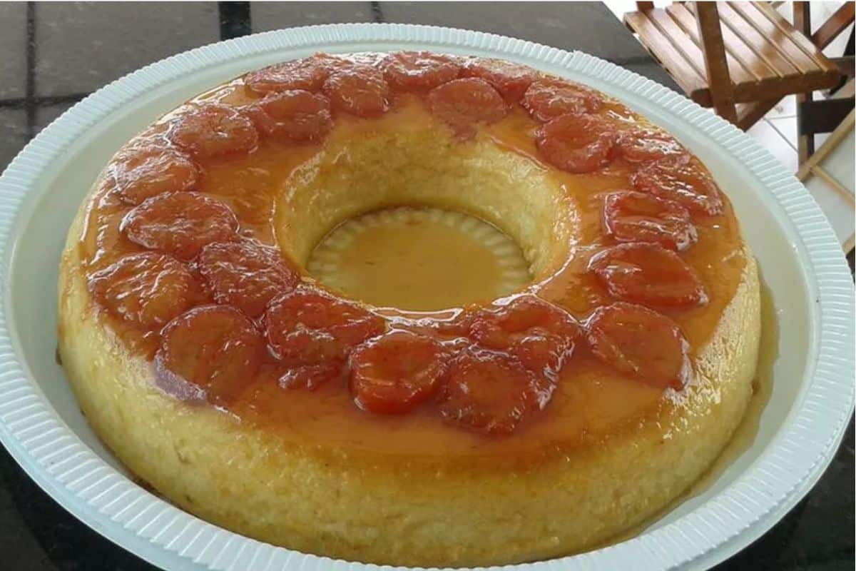 Pudim De Banana Simples E Cremoso