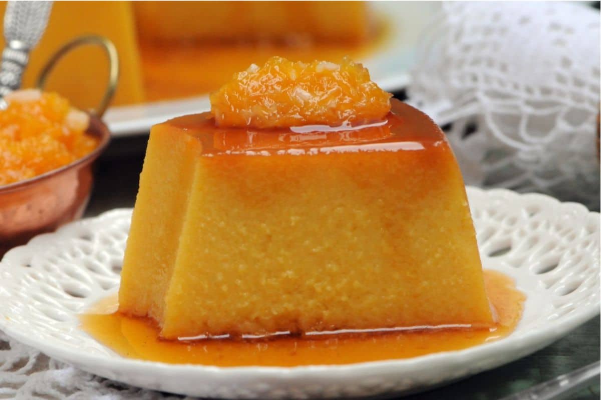 Receita De Pudim De Abóbora