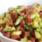 Abobrinha Com Linguica