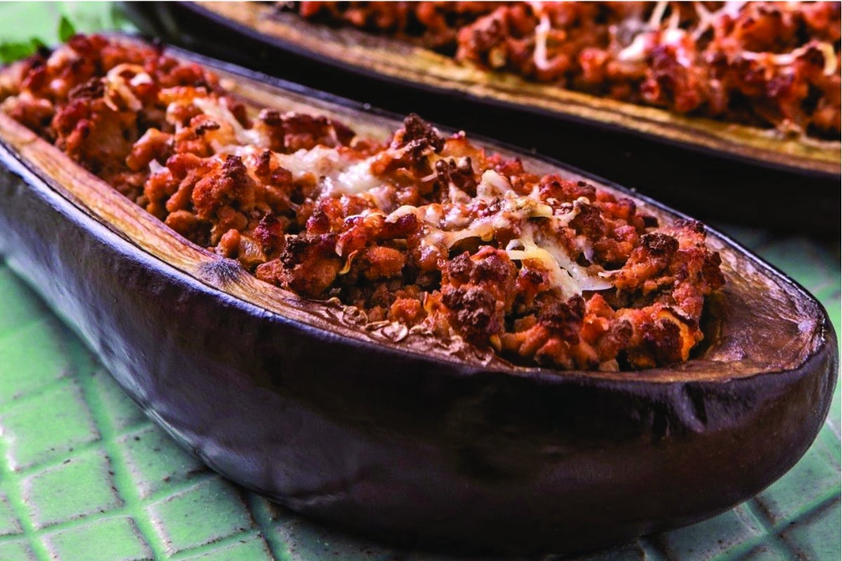 Berinjela Recheada Rustica