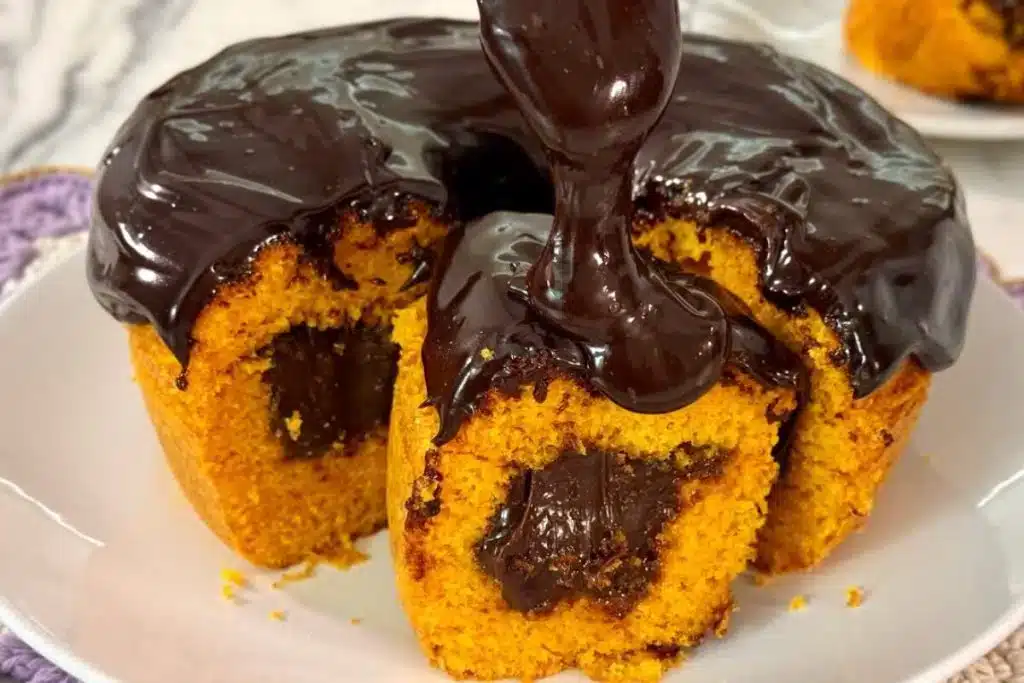 Bolo De Cenoura Recheado