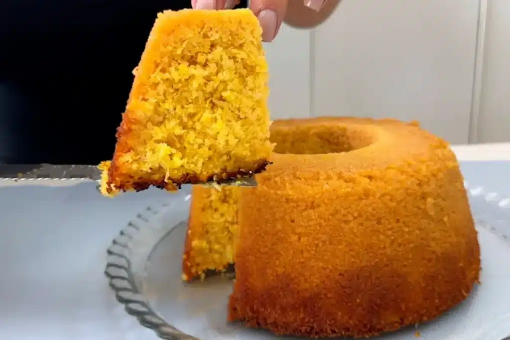 Bolo De Milho Que Fica Parecendo Pamonha E Você Vai Se Surpreender Com A Receita 7 Bolo-De-Milho